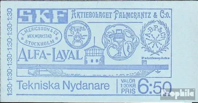 Produktbild von Briefmarken Schweden 1976 Mi MH57 (kompl.Ausg.) postfrisch Technik