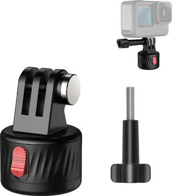 Produktbild von Magnetischer Saugnapf-Adapter, Stativ-Adapter, Schnellwechsel-Basismontage, Action-Kamera-Zubehoer, Schraubenfrei mit 1/4 Magnetfuss, kompatibel mit GoPro11/10/9/8/7 Insta 360 AKASO DJI Action-Kamera