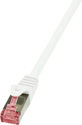Produktbild von Logilink Patchkabel CAT6 S/FTP AWG27 PIMF 0,25m weiß