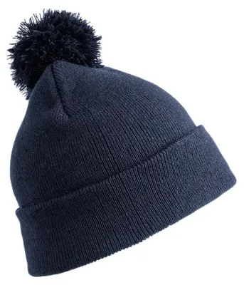Produktbild von Result - "Winter Essentials" Mütze Bommel für Damen FK669 (Einheitsgröße) (Marineblau)
