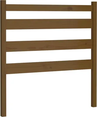 Produktbild von vidaXL Kopfteil Honigbraun 81x4x100 cm Massivholz Kiefer