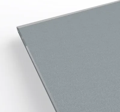 Produktbild von Lacobel - einseitig lackiertes Glas - Struktur und Farbdekor - Aluminium Rich 200 x 125 cm in 6mm Stärke