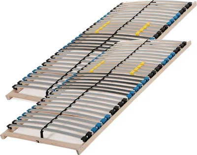Obrázek produktu pro Lamelový rám 180x200 cm 28 lamel 7zónový Nosnost cca 140 kg Březová překližka Vlastní montáž Vyrobeno v Německu