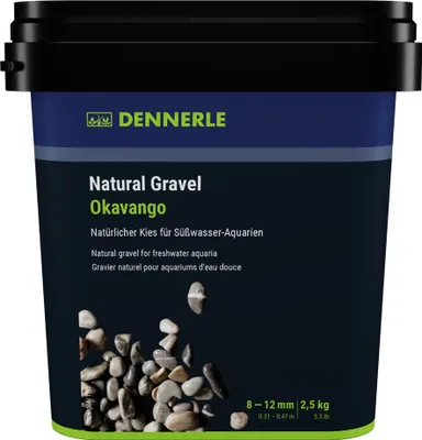 Produktbild von Dennerle Natural Gravel Okavango, 8 - 12 mm, 2,5 kg
