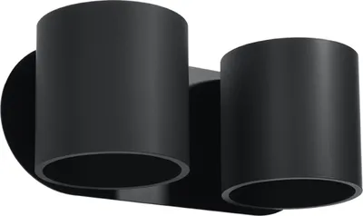 Produktbild von Wandleuchte ORBIS 2 schwarz 2xG9 8W Aluminium 10x12x26cm Sollux Lighting