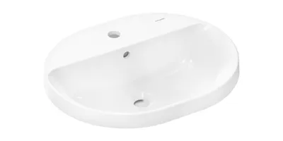 Obrázok produktu pre Vstavané umývadlo Xuniva U 55x40cm e HL m ÜL biele bez SmartClean biele bez SmartClean