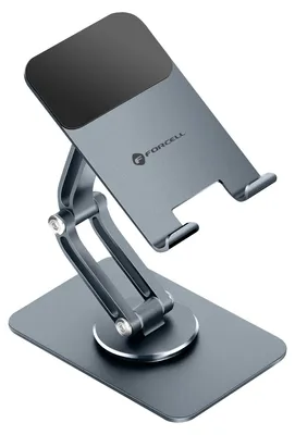 Produktbild von Forcell, Fold Stand 2 Handyhalterung – Aluminium Gelenkarm & Drehbar, Grau