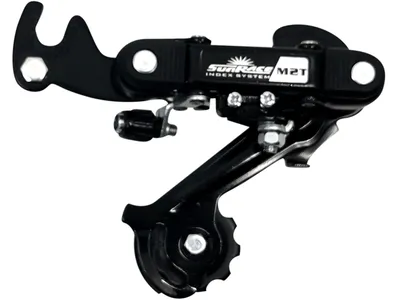Produktbild von Sunrace Schaltwerk M2T 6 / 7 - Fach MTB Rennen mit Hook in Schwarz