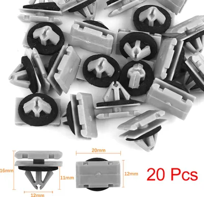 Image de 20pcs Rivet plastique voiture pare-choc Clip fixation 68172491AA