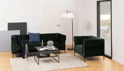 Produktbild von Smuk Couchtisch 70 cm Finja Marmor Schwarz