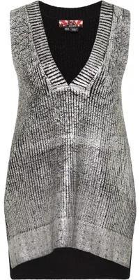 Productafbeelding van Damen trui, model 23719522-NA03, zilver/zwart, maat XL/XXL