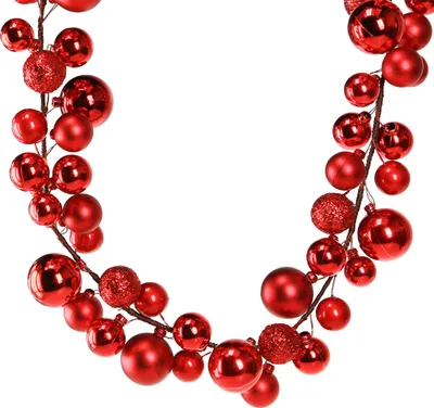 Produktbild von Festliche Kugelgirlande für Weihnachtsdekoration und Wohnakzente