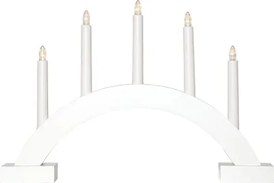 Produktbild von Star Trading 139-04, Leichte Dekorationsfigur, Weiß, IP20, 5 Glühbirne(n), LED, 0,09 W
