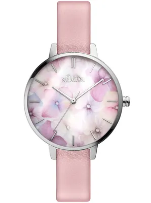 Produktbild von S.Oliver SO-3521-LQ Damen-Armbanduhr, Leder-Armband