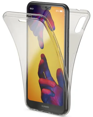Zdjęcie produktu dla Etui na telefon Huawei P20 Lite 360 stopni od NALIA, wszechstronne etui ochronne w kolorze szarym
