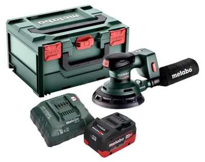 Immagine prodotto di Metabo SXA 18 LTX 150 BL levigatrice rotorbitale a batteria 18 V 150 mm brushless + 1x batteria LiHD 5,5 Ah + caricatore + metaBOX