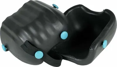 Produktbild von Knieschoner Kastenform, schwarz / Paar
