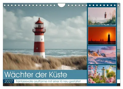 Produktbild von Wächter der Küste (Wandkalender 2027 DIN A4 quer), CALVENDO Monatskalender