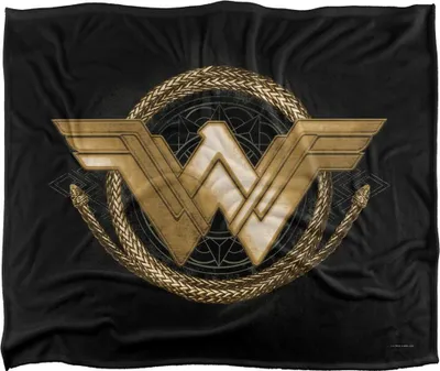 Immagine prodotto di Wonder Woman - Coperta, Logo Oro TV19416 (Taglia unica) (Multicolore)