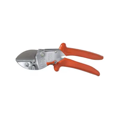 A pair of pruning shears on a white background.
