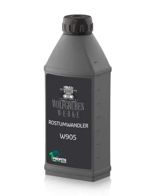 Produktbild von Rostumwandler Rostschutz Rostlöser Eisen Metall Entroster Grundierung W905 - 1L