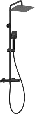 Produktbild von Duschsystem, mit Duscharmatur in schwarz DEANTE-30