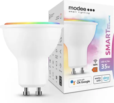 Obrázek produktu pro Modee Lighting LED SMART žárovka GU10 4,7W RGB 400lm
