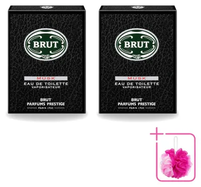 Productafbeelding van 2 x Brut Musk Eau de Toilette - 100 ml - Voordeelverpakking - 2 stuks