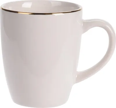 Immagine prodotto di Tazza Siaki Collection, porcellana, 8x5 cm, 200 ml, bianco/oro