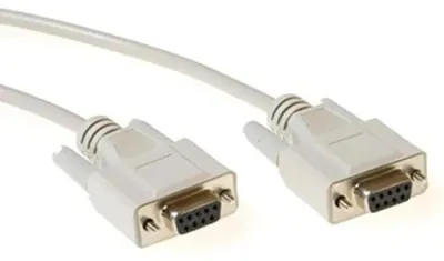 Obrázok produktu pre ACT AK7326, Béžová, 10 m, D-sub, D-sub, Samica, Samica