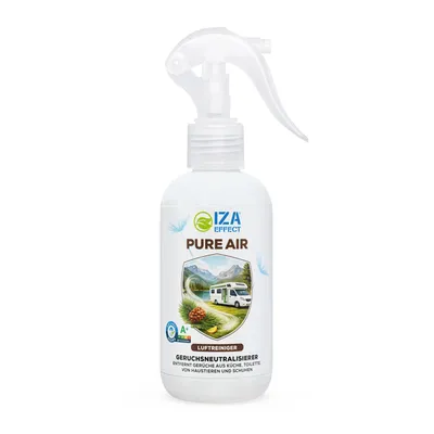 Produktbild von Pure Air Geruchsneutralisierer & Geruchsentferner Spray 250 ml – Für Wohnmobil, Wohnwagen, Camper, Mobilheim & Auto – Ohne künstliche Duftstoffe