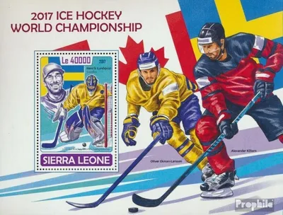Produktbild von Briefmarken Sierra Leone 2017 Mi Block 1332 (kompl. Ausg.) postfrisch Eishockey