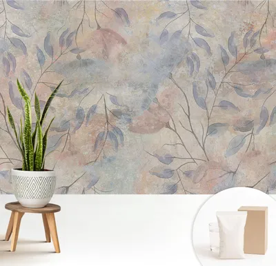 Obrázok produktu pre Samolepiaca fototapeta – 208 x 146 cm – tapeta – nástenná tapeta – nástenné obrazy – samolepiaca fólia – dekoratívna fólia – tapetová fólia – stena – dekorácia – obývacia izba – abstraktné listy