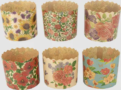 Produktbild von Backform für Osterkuchen 5er Set BLUMEN D-9cm