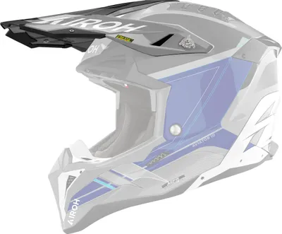 Immagine prodotto di Frontino Casco Airoh Aviator 3 Saber Grigio Blu Lucido