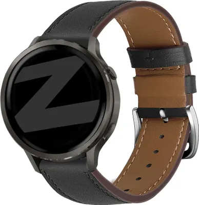 Produktbild von Bandz Lederarmband „Deluxe“, geeignet für Garmin Vivoactive 4 / Garmin Venu 4 – 45 mm / Garmin Venu 3 / Garmin Venu 2 – Braun