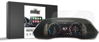 Produktbild von Keramische Autodisplayfolie für Skoda Superb 3 Virtual Cockpit 10,25" (2019-...), Grizz Protector