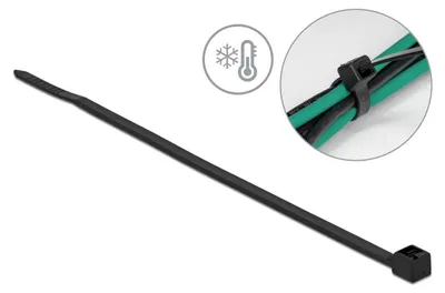 Immagine prodotto di Delock, fascette per cavi - 10 cm - nere (confezione)
