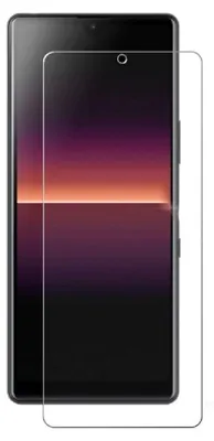 A screen protector is placed over a smartphone screen.