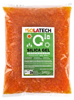 Obrázok produktu pre ISOLATECH, silikagélové guľky, 1,8 kg, balenie, farba: oranžová až zelená, opakovane použiteľné