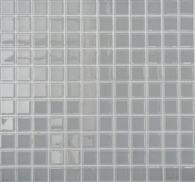 Produktbild von Mosaikfliese Transluzent grau Glasmosaik Crystal hellgrau BAD WC Küche WAND MOS60-0204_f | 10 Mosaikmatten