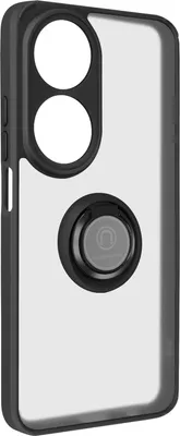 Image de Avizar, étui pour téléphone portable avec support pour anneau Honor 90 Smart, noir