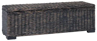 Zdjęcie produktu dla Skrzynia do przechowywania Czarny 110 x 35 x 45 cm
