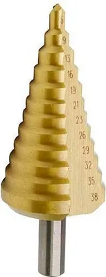 Immagine prodotto di Punta Strend Pro a gradini SD41, 6-38 mm, TiN, HSS dritto, per metallo