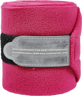 Zdjęcie produktu dla EQuest Alpha Fleece Bandaż dla koni, zestaw 4 sztuk - Viola Red