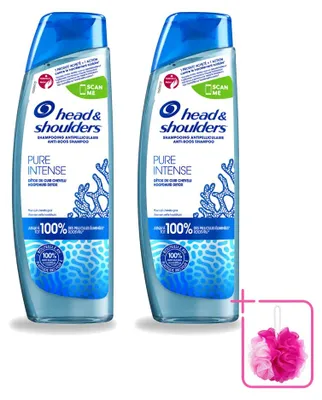 Produktbild von 2 x Head & Shoulders Anti-Schuppen Shampoo Pure Intense Hoofdhuid-Detox 250 ml - Sparpackung - 2 Stücke