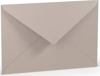 Image de 50x RÖSSLER 16401149 Enveloppe Paperado, C5, 100g/m², SF, colle humide, taupe