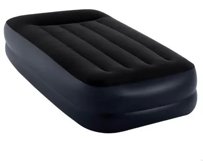 Productafbeelding van Famanu luchtbed met geïntegreerde pomp - geschikt voor 1 persoon - 99 cm x 191 cm x 42 cm - voor een comfortabele nachtrust