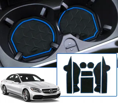 Immagine prodotto di Tappetini antiscivolo in gomma Mercedes C W205 tappeto