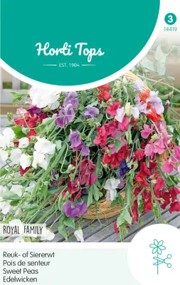 Produktbild von Edelwicken Royal Family Mischung | Blumensamen von Hortitops [MHD 07/2026]